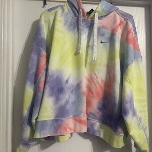 Nike Women's Multicolor Tie-Dye Sweater